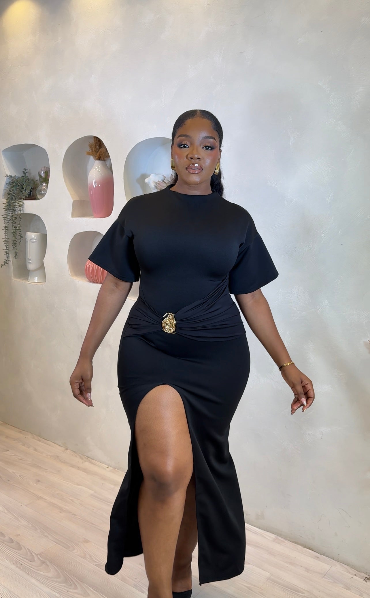 Ivory Grace Maxi Gown