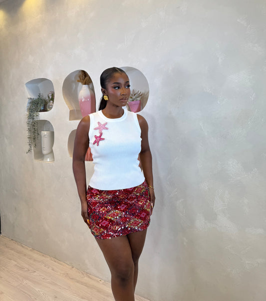 Fiesta Sparkle Mini Skirt