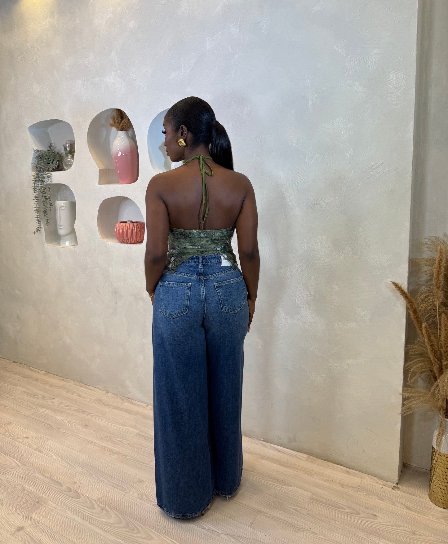 Emerald Essence Halter Top