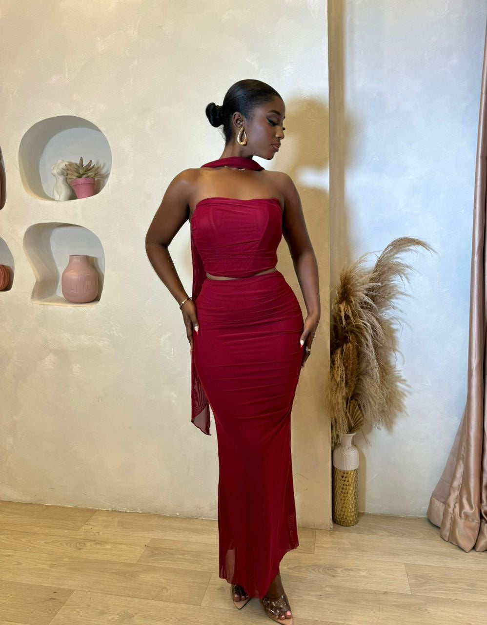 Hugs and kisses skirt set