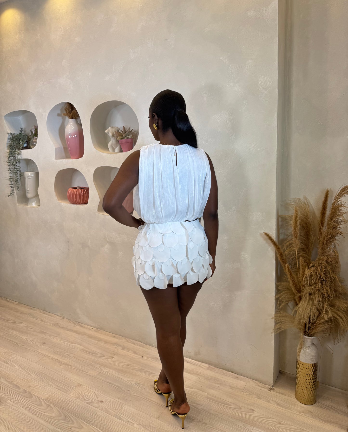 Ivory Petal Skirt