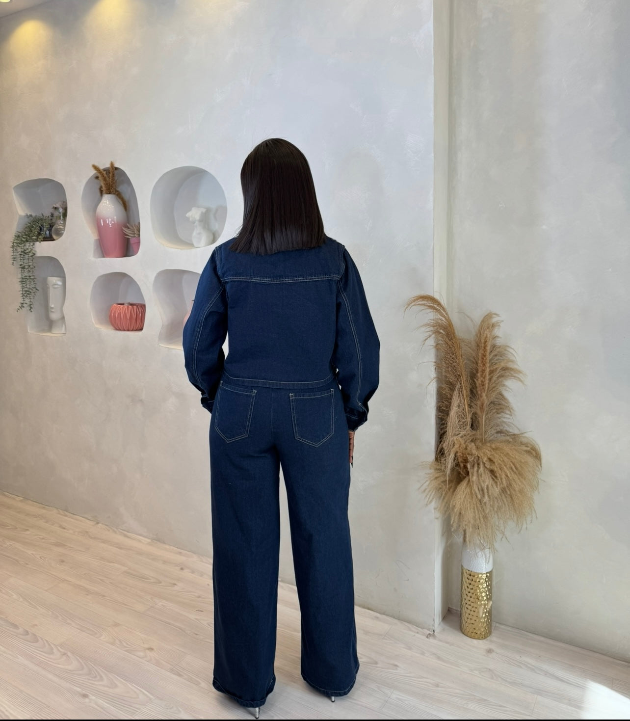 Helliante Denim Pants Set