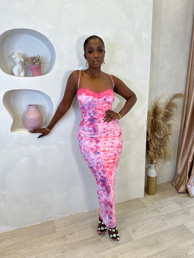 Cece Floral Midaxi Dress