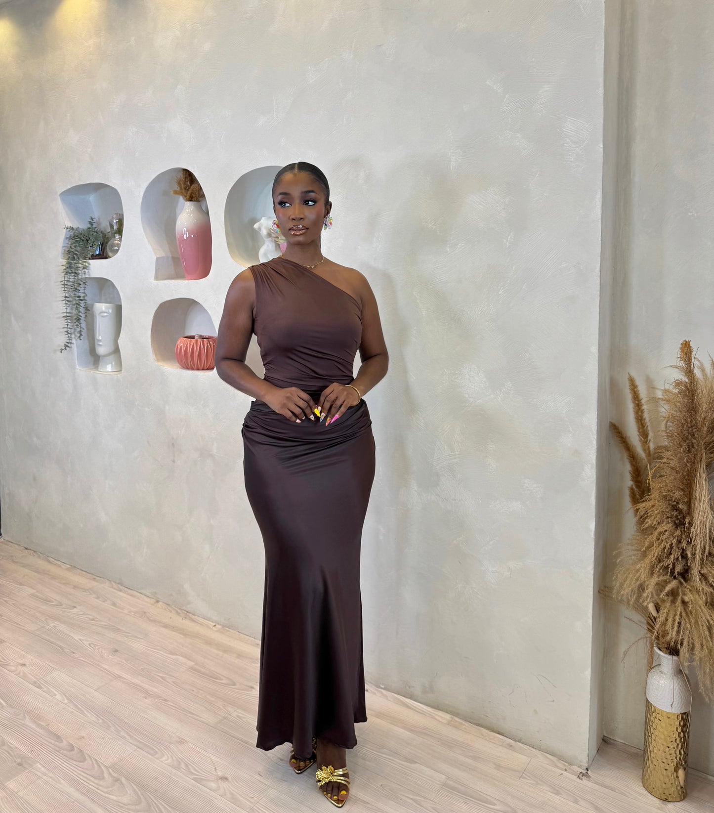 Mocha Muse Maxi Dress