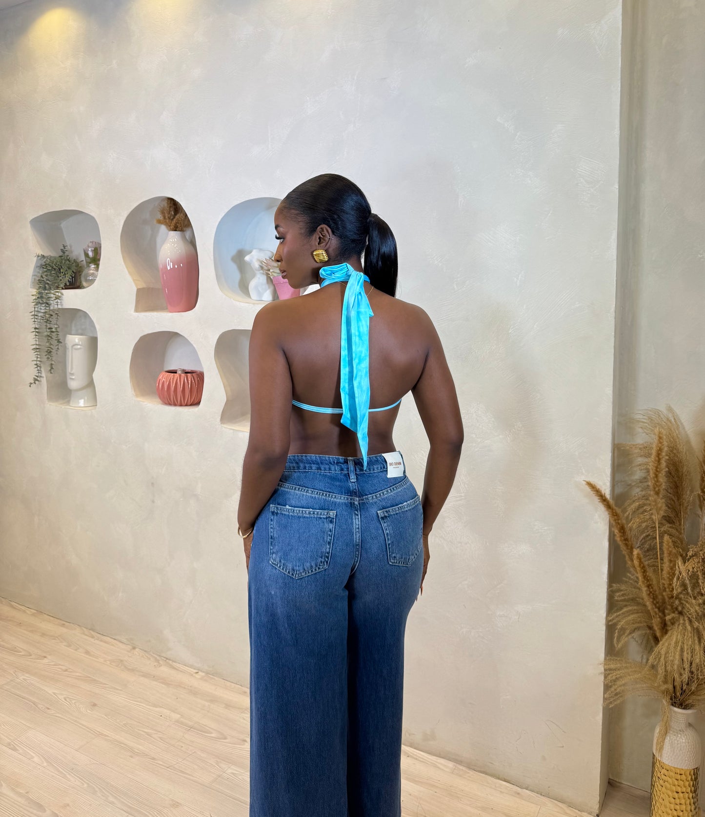 Sea Breeze Shell Halter Top