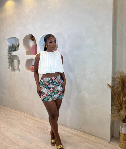 Fiesta Sparkle Mini Skirt