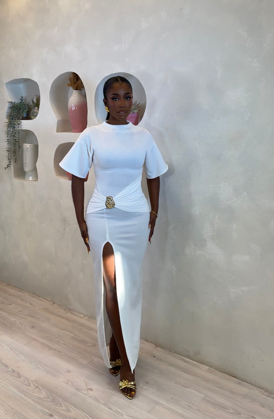 Ivory Grace Maxi Gown