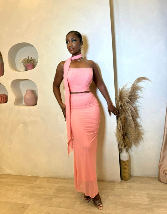 Hugs And kisses Skirt Set