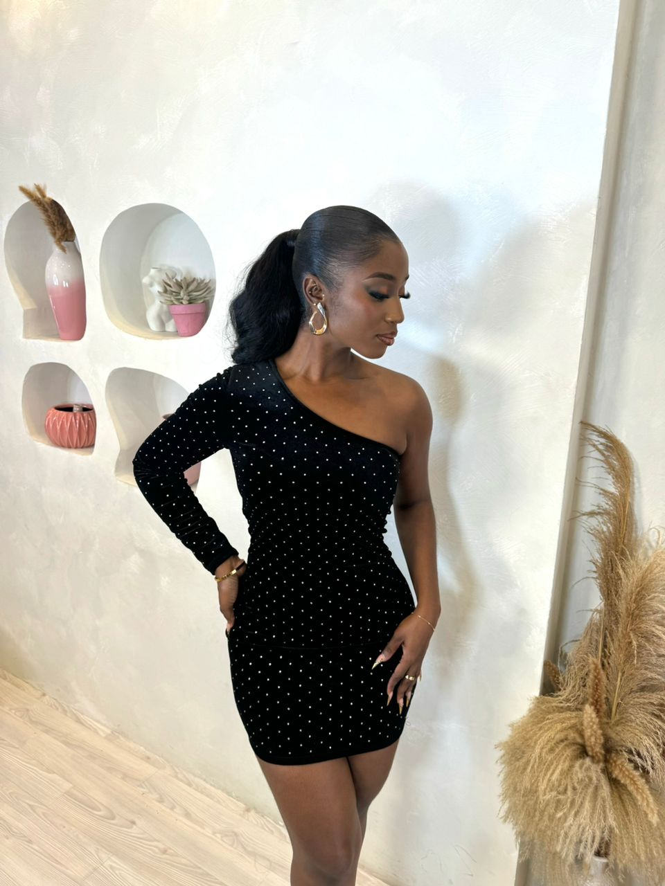 Taila Velvet Mini Dress