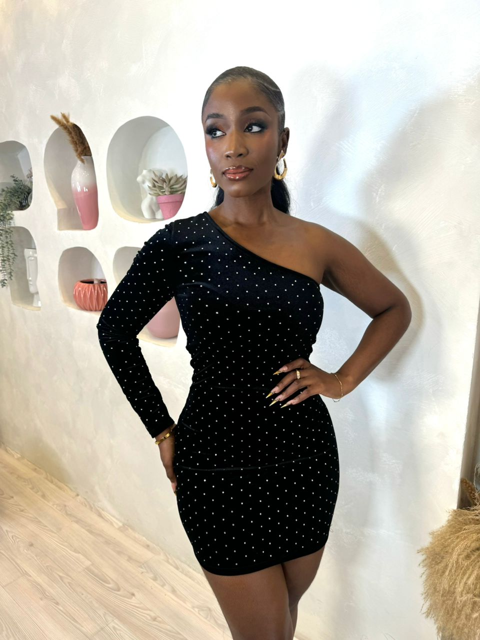 Taila Velvet Mini Dress