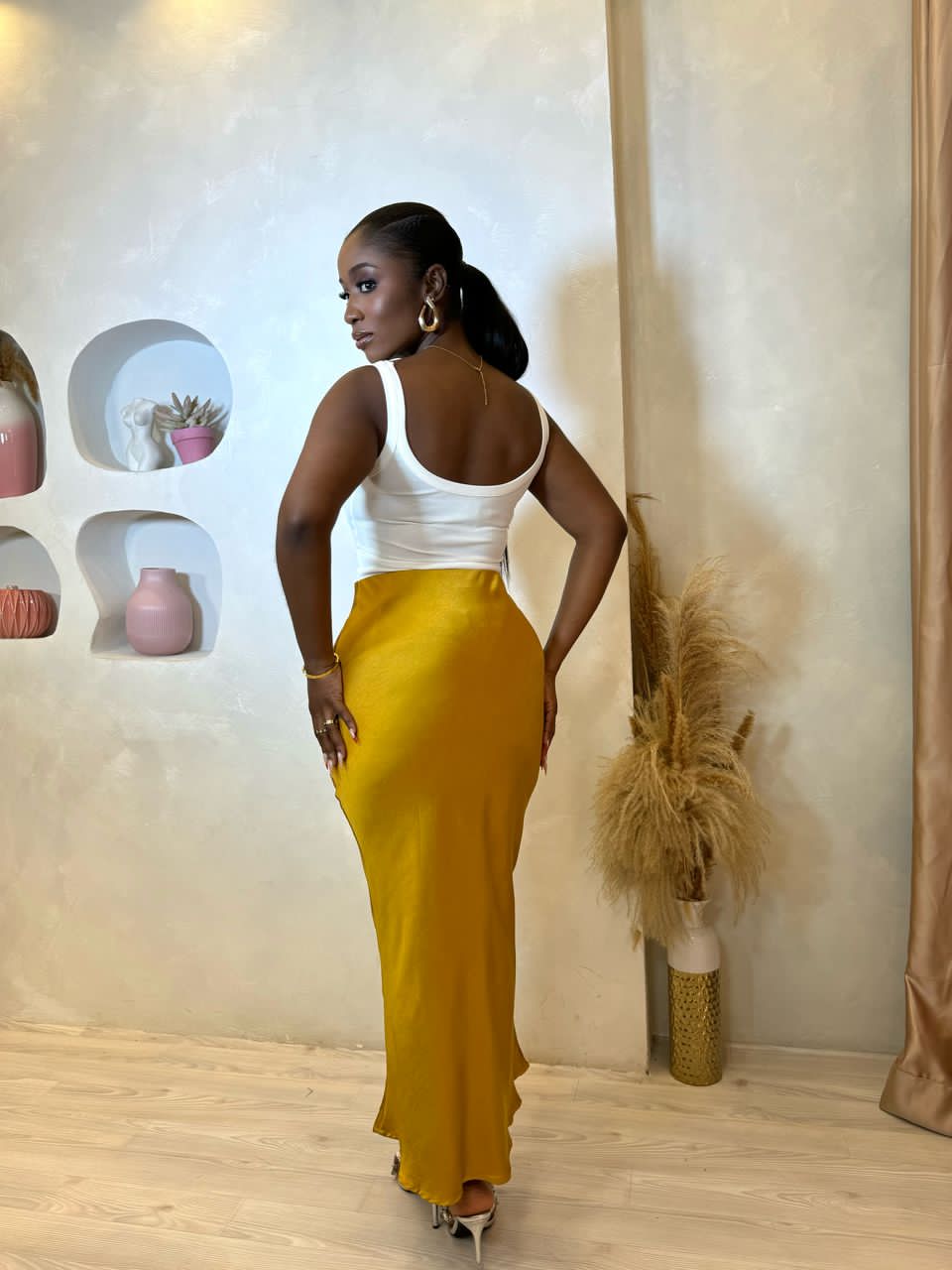 Dine Me Midaxi Skirt