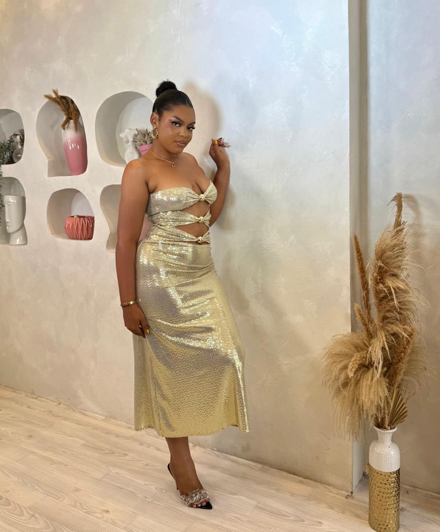 Glitter Glitter Baby Midi Dress