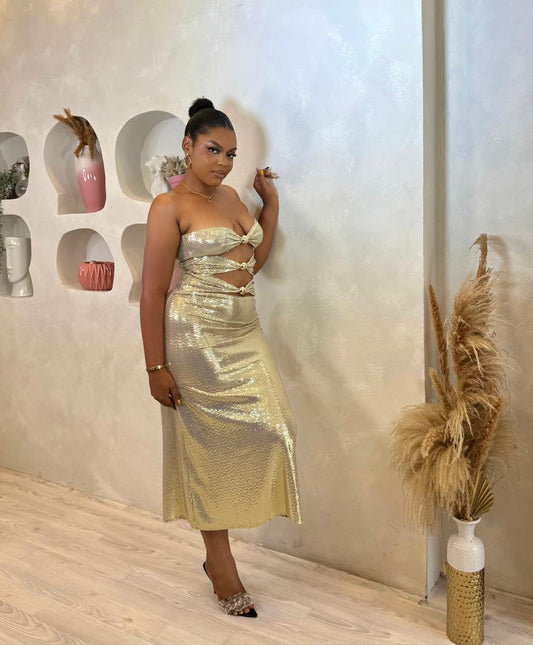 Glitter Glitter Baby Midi Dress