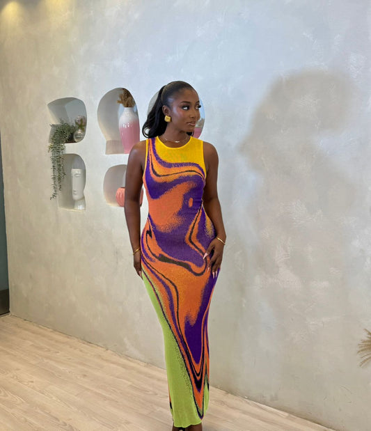 Double Down Maxi Dress