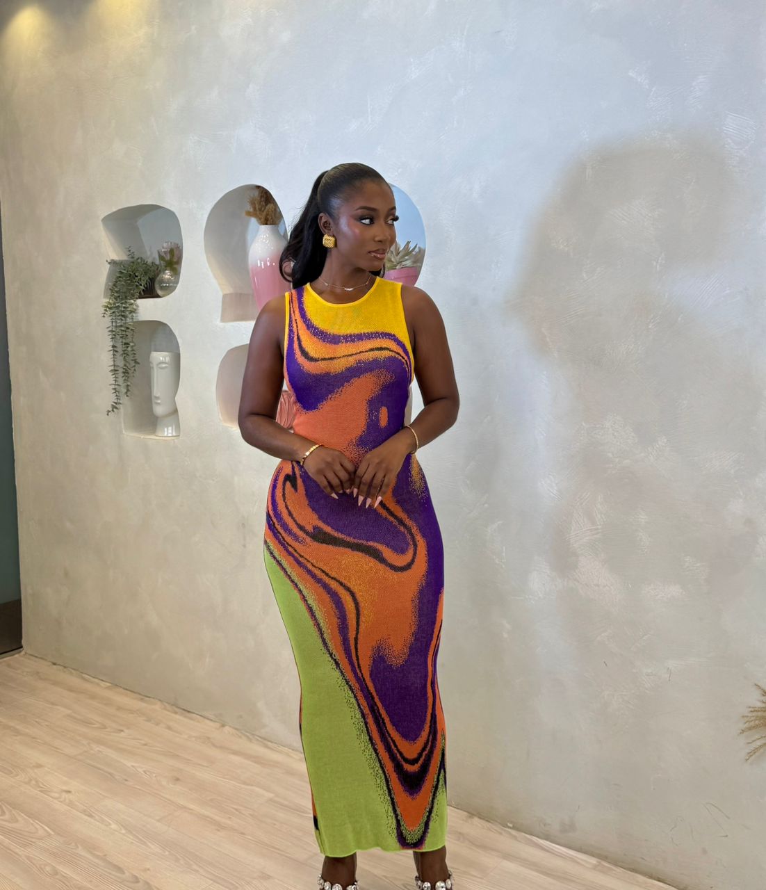 Double Down Maxi Dress