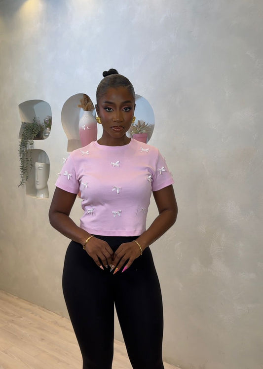 Pink Ribbons Top