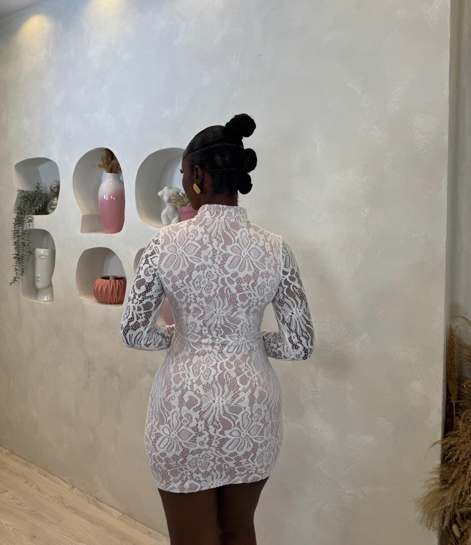 Leila Lace Mini Dress
