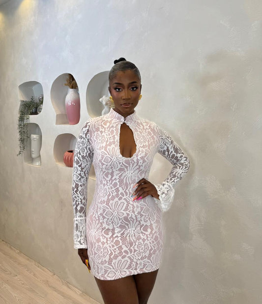 Leila Lace Mini Dress