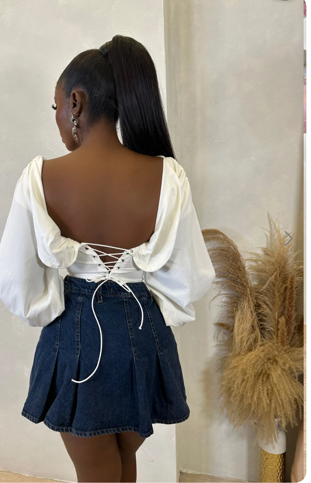 Fairy Dream Denim Mini Skirt