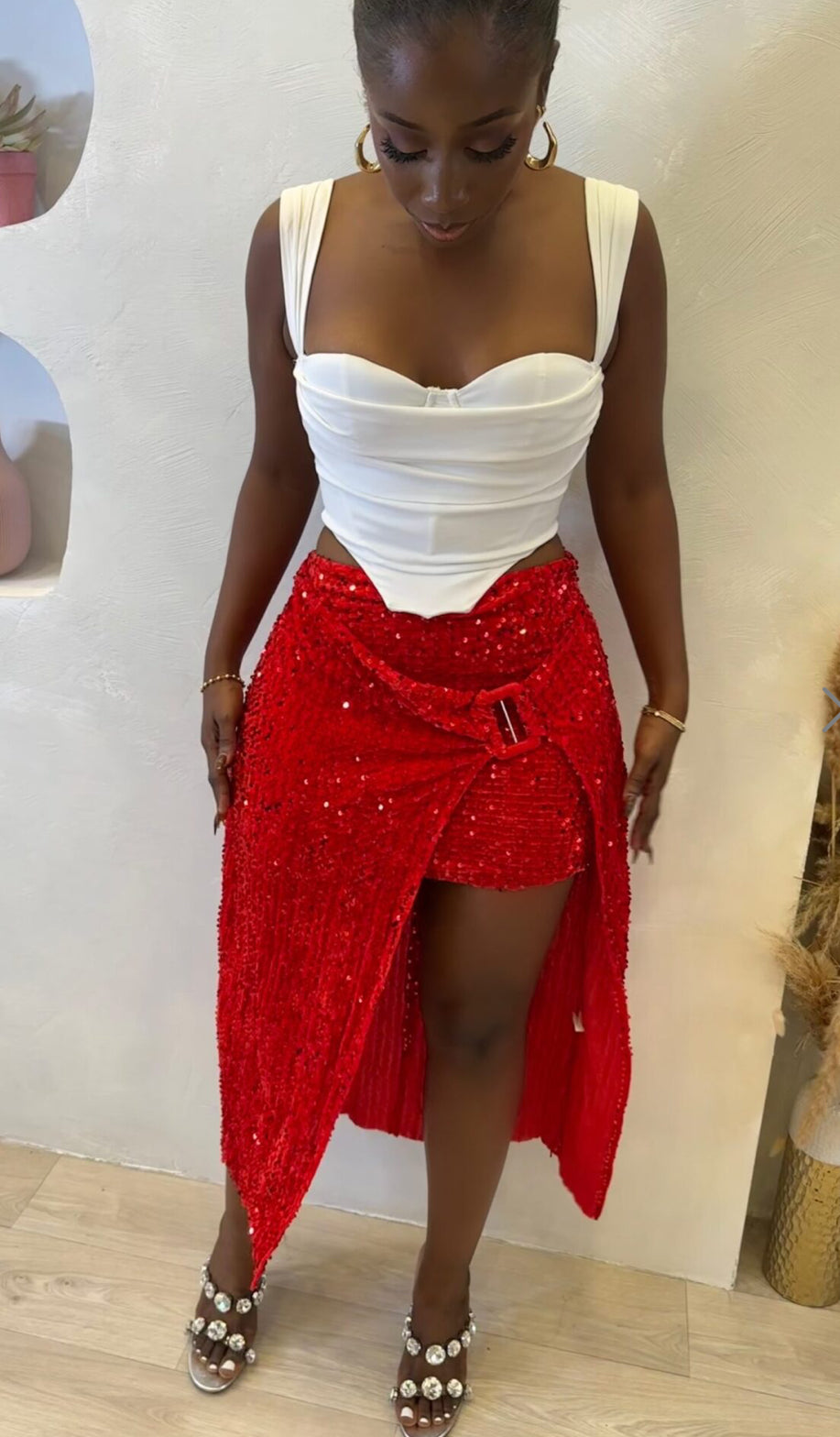 Litt me Up Midi Skirt