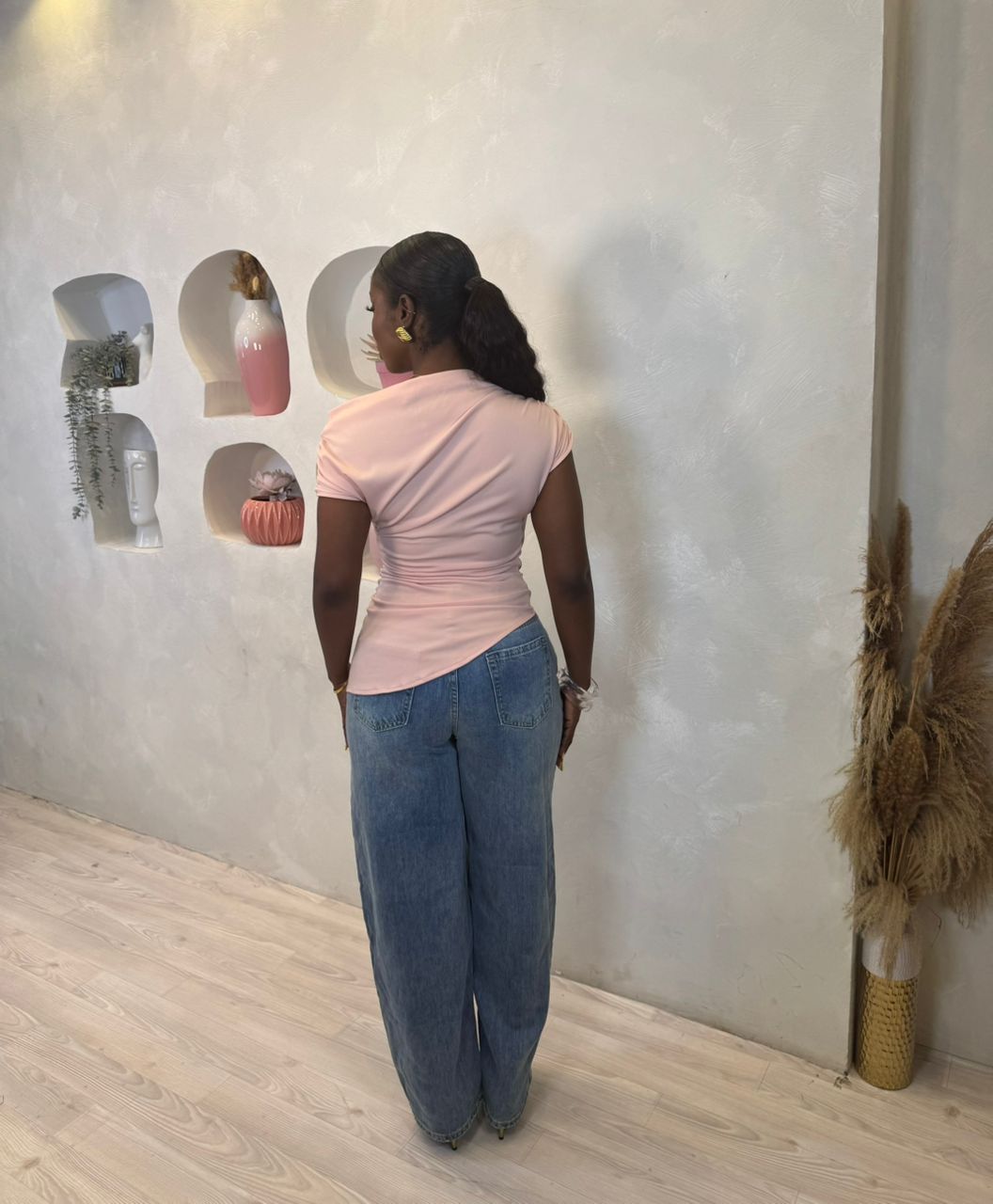 Sculpt Draped Blouse