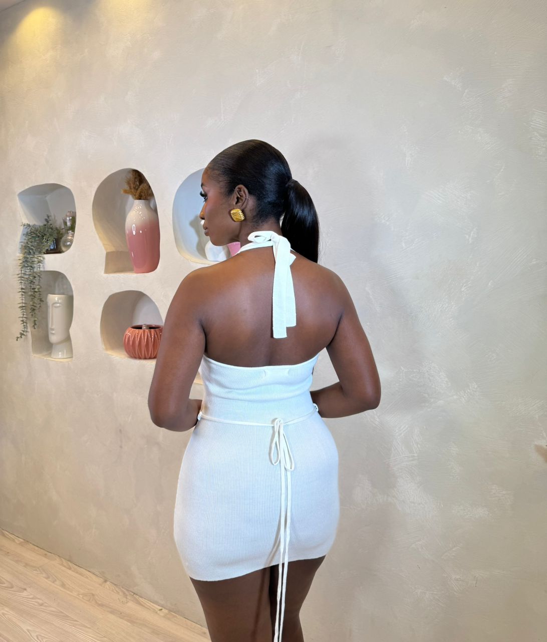 Fiery Halo Mini Dress