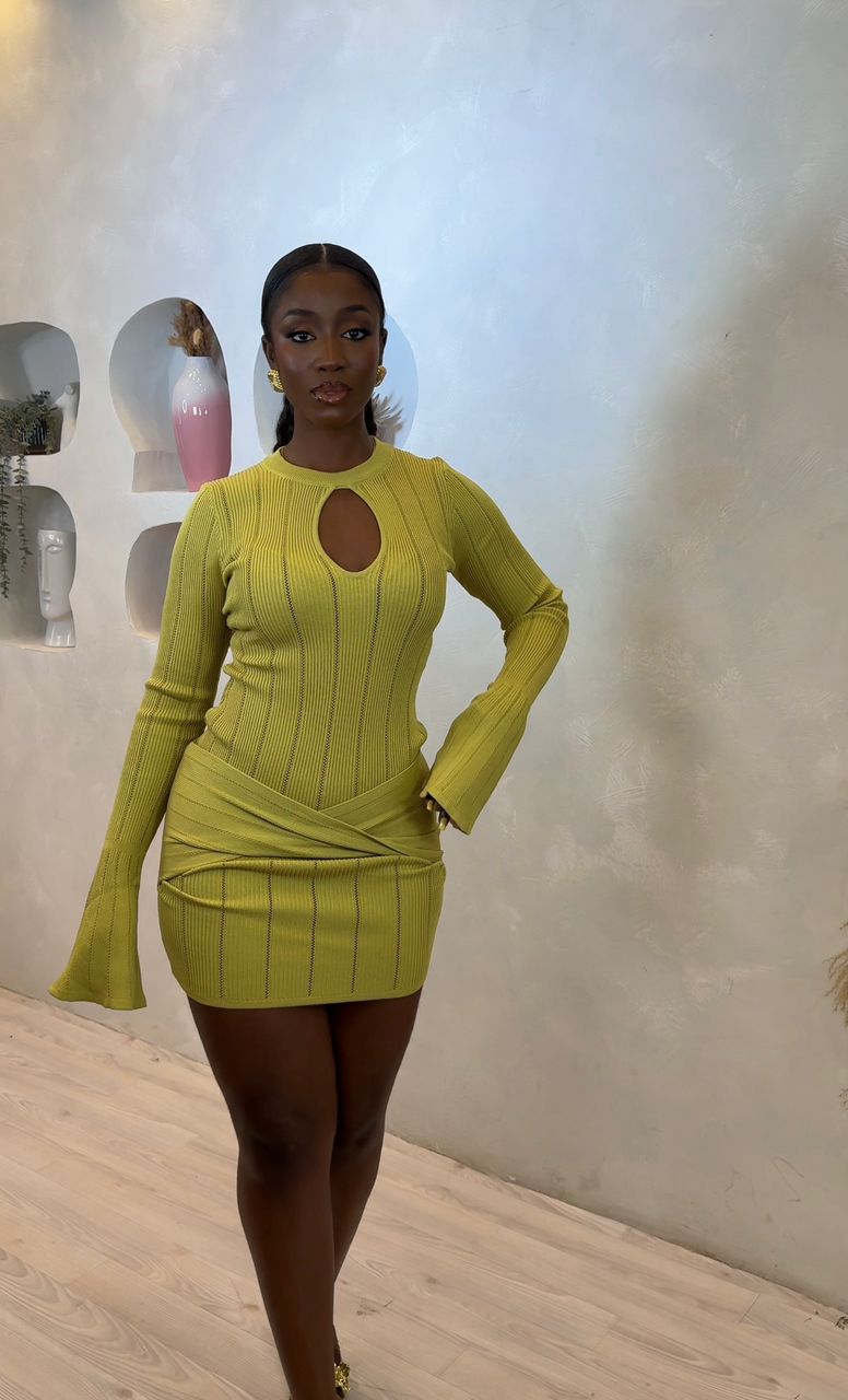 Harvana Keyhole Mini Dress