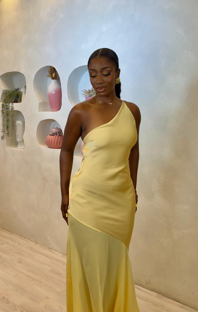 Ethereal One-Shoulder Maxi Dress