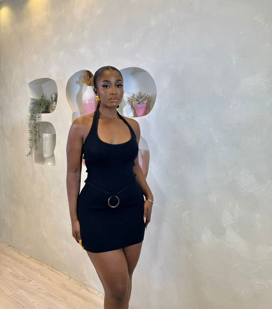 Fiery Halo Mini Dress