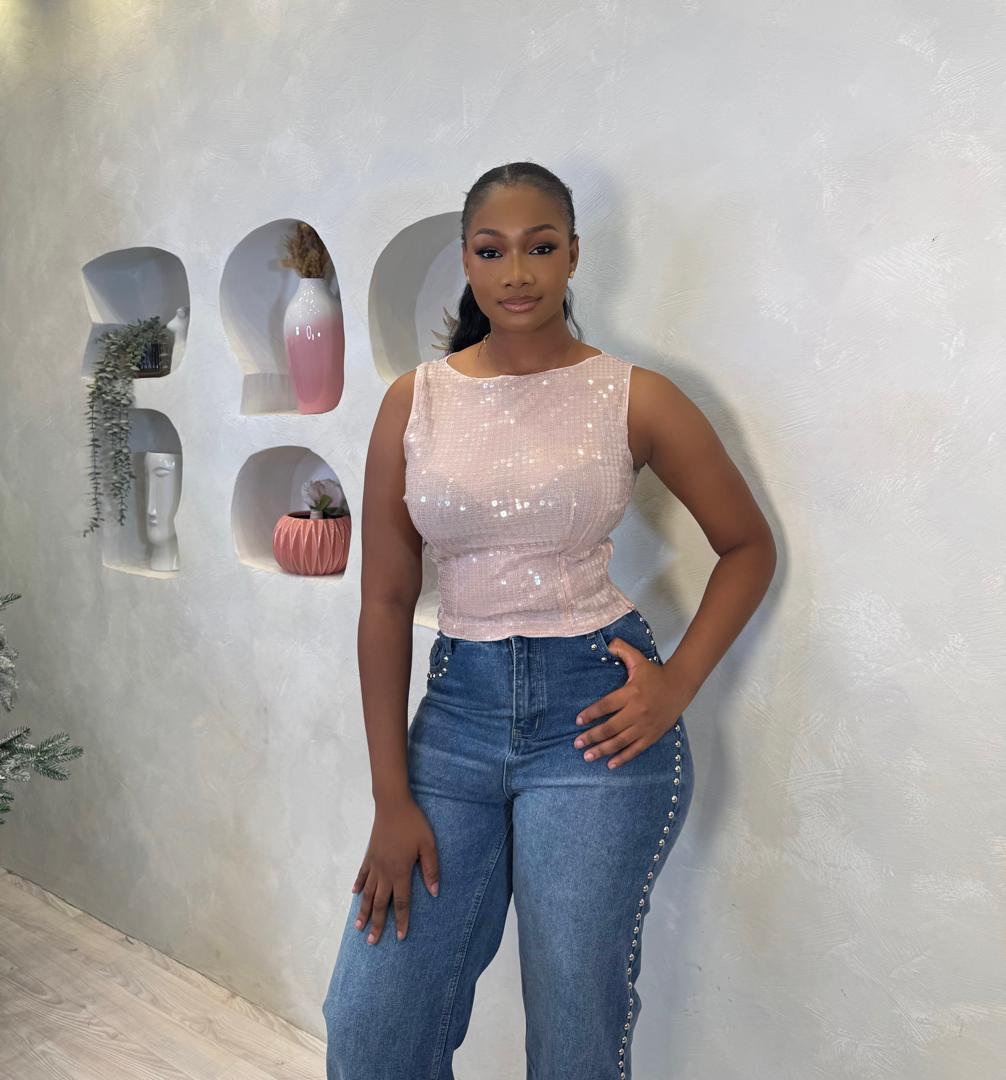 Curlia Sequin Top