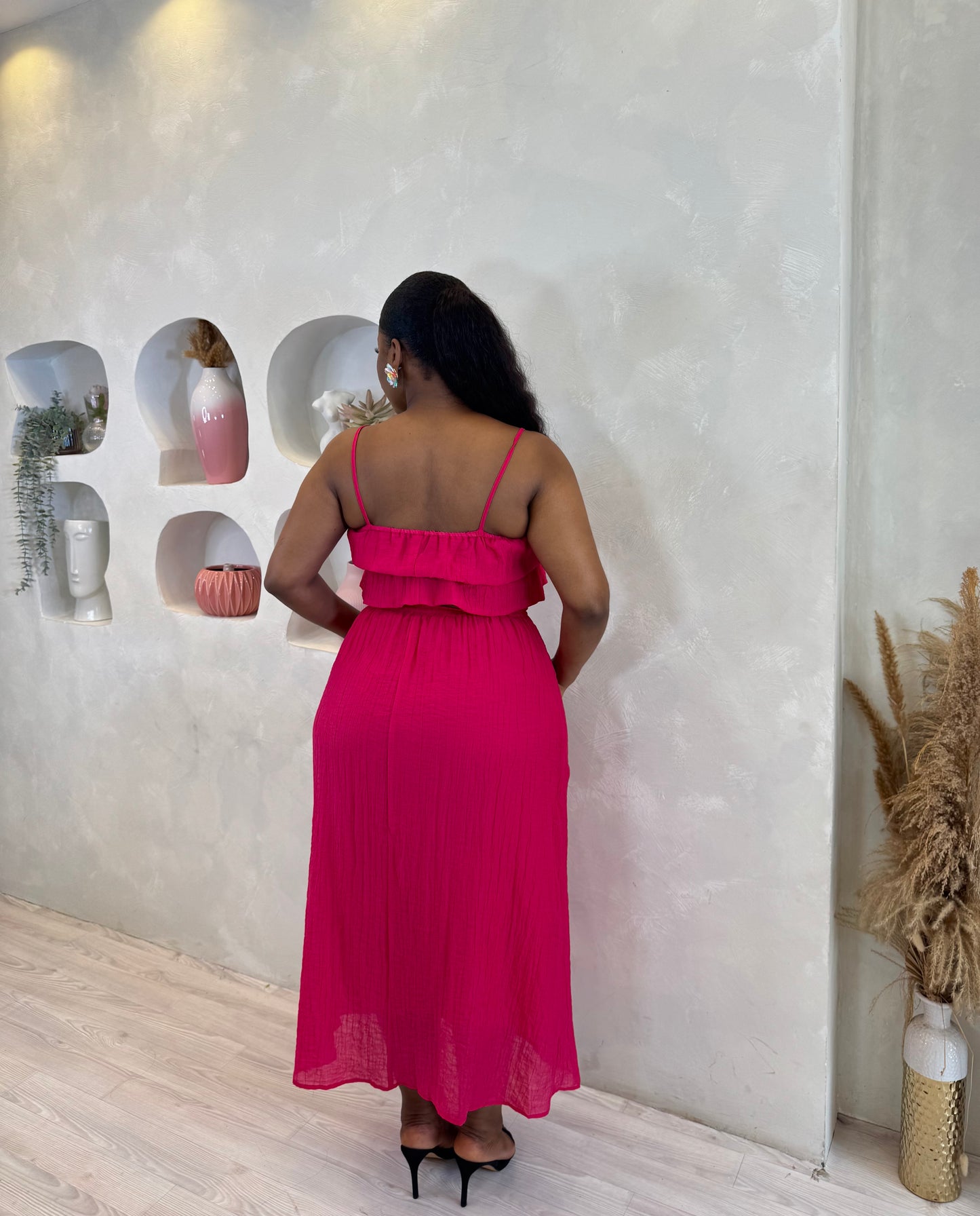 Fuchsia Breeze Skirt Set