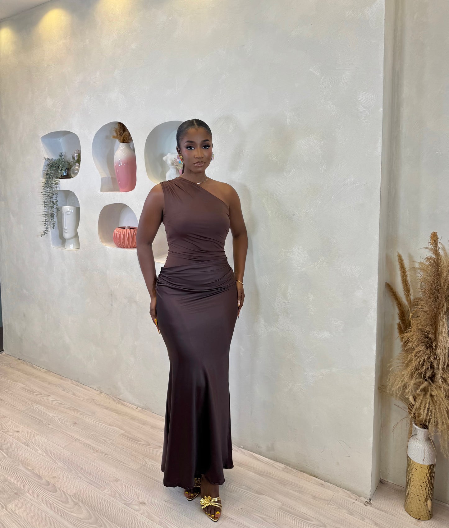 Mocha Muse Maxi Dress