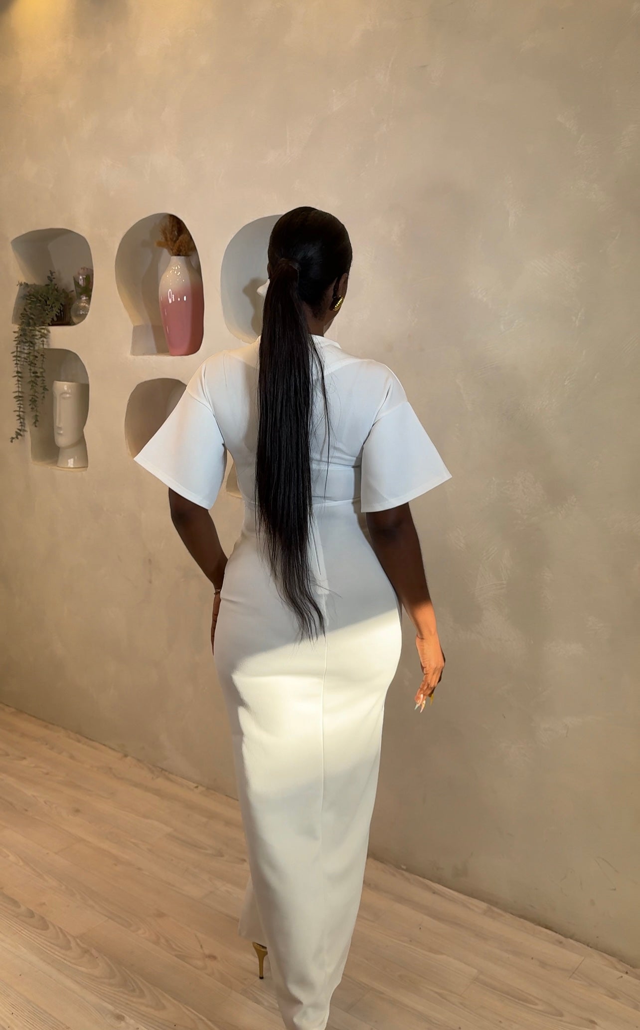 Ivory Grace Maxi Gown