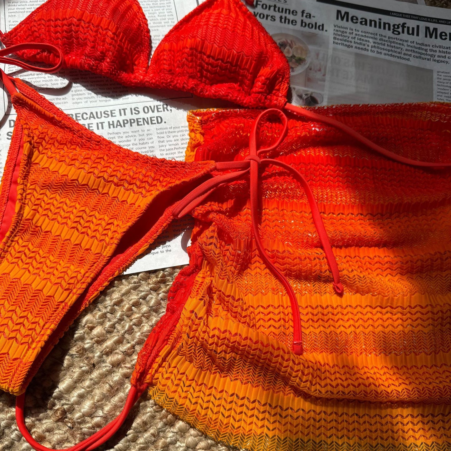 Sun kissed 3 piece Bikini Set