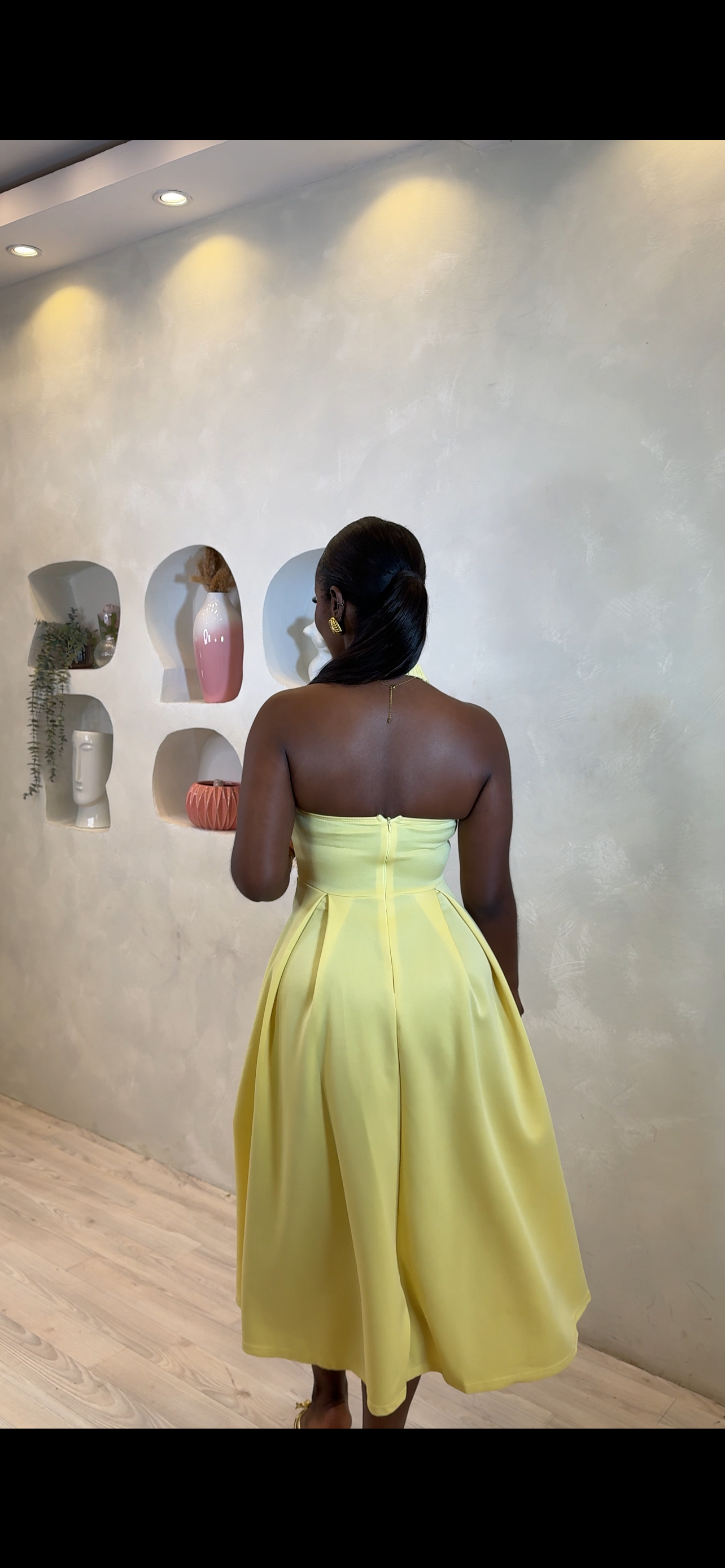 Sunlit Charm Midi Dress