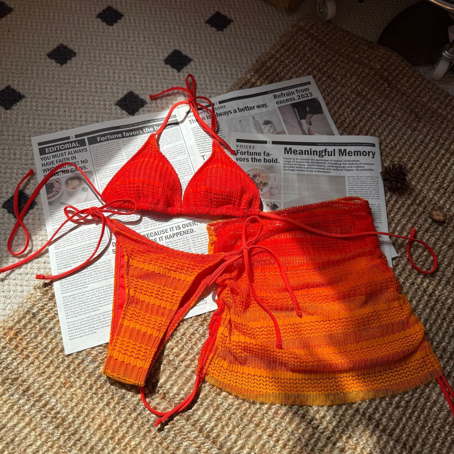 Sun kissed 3 piece Bikini Set