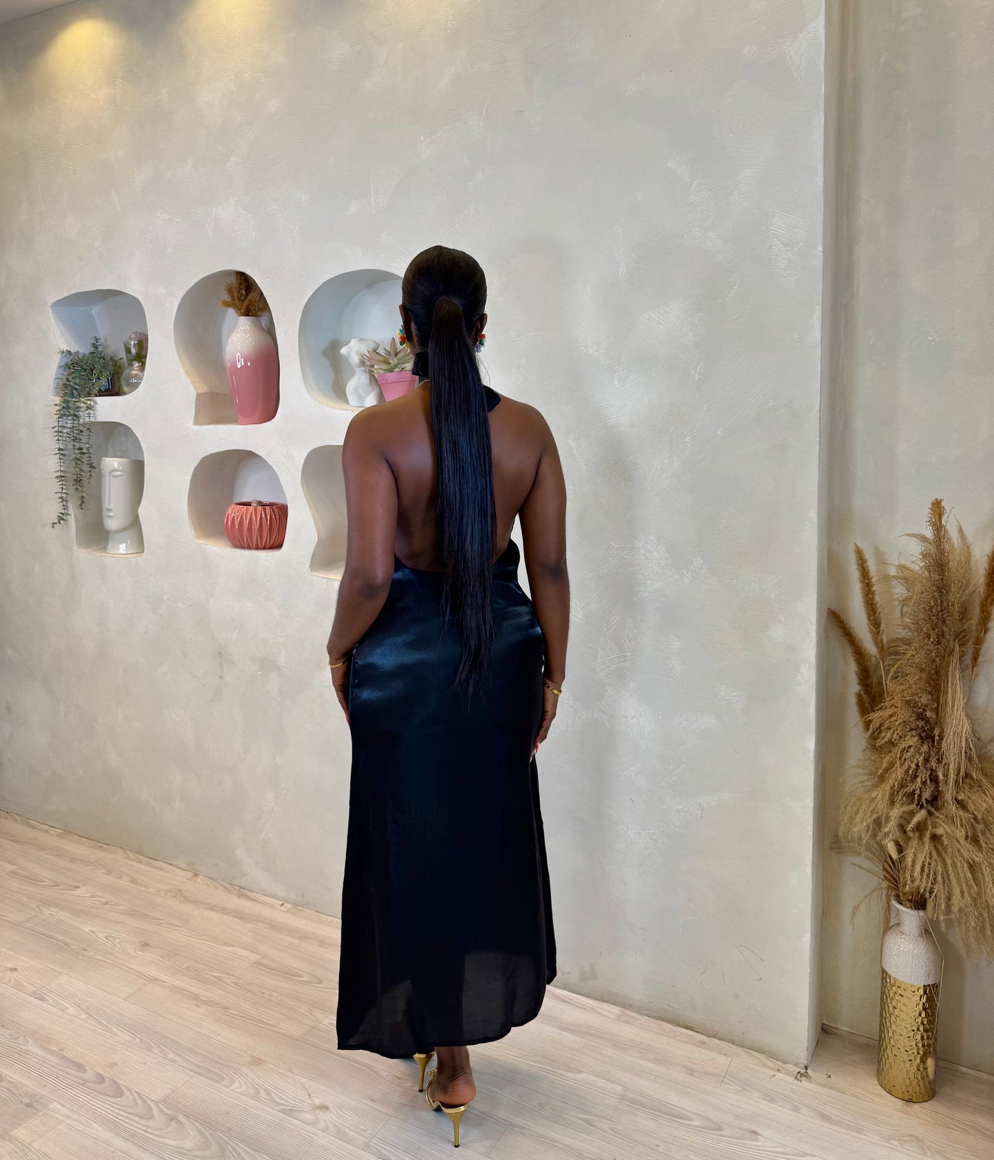 Midnight Allure Midaxi Dress