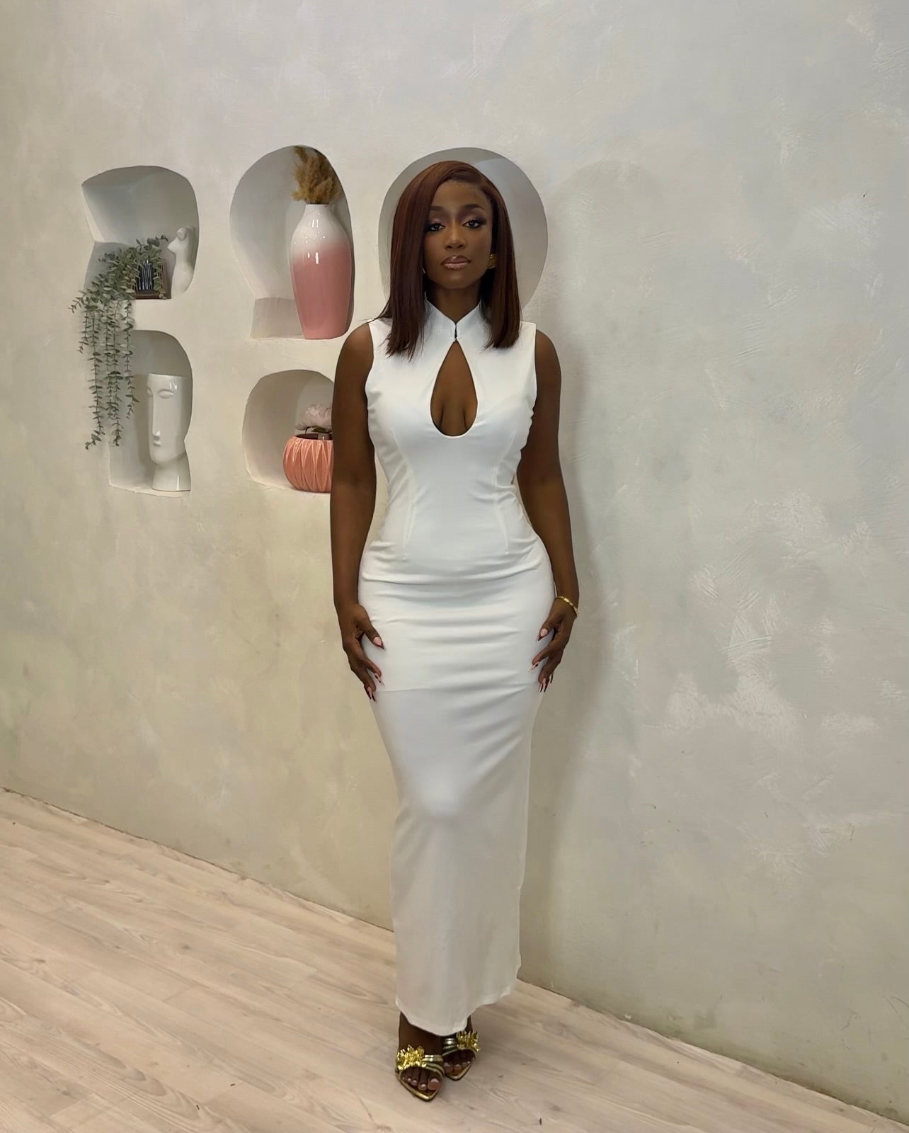 Lock and key Midaxi Dress