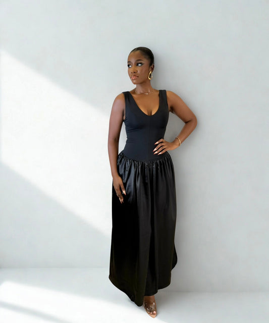 Blacked Out Maxi Dress