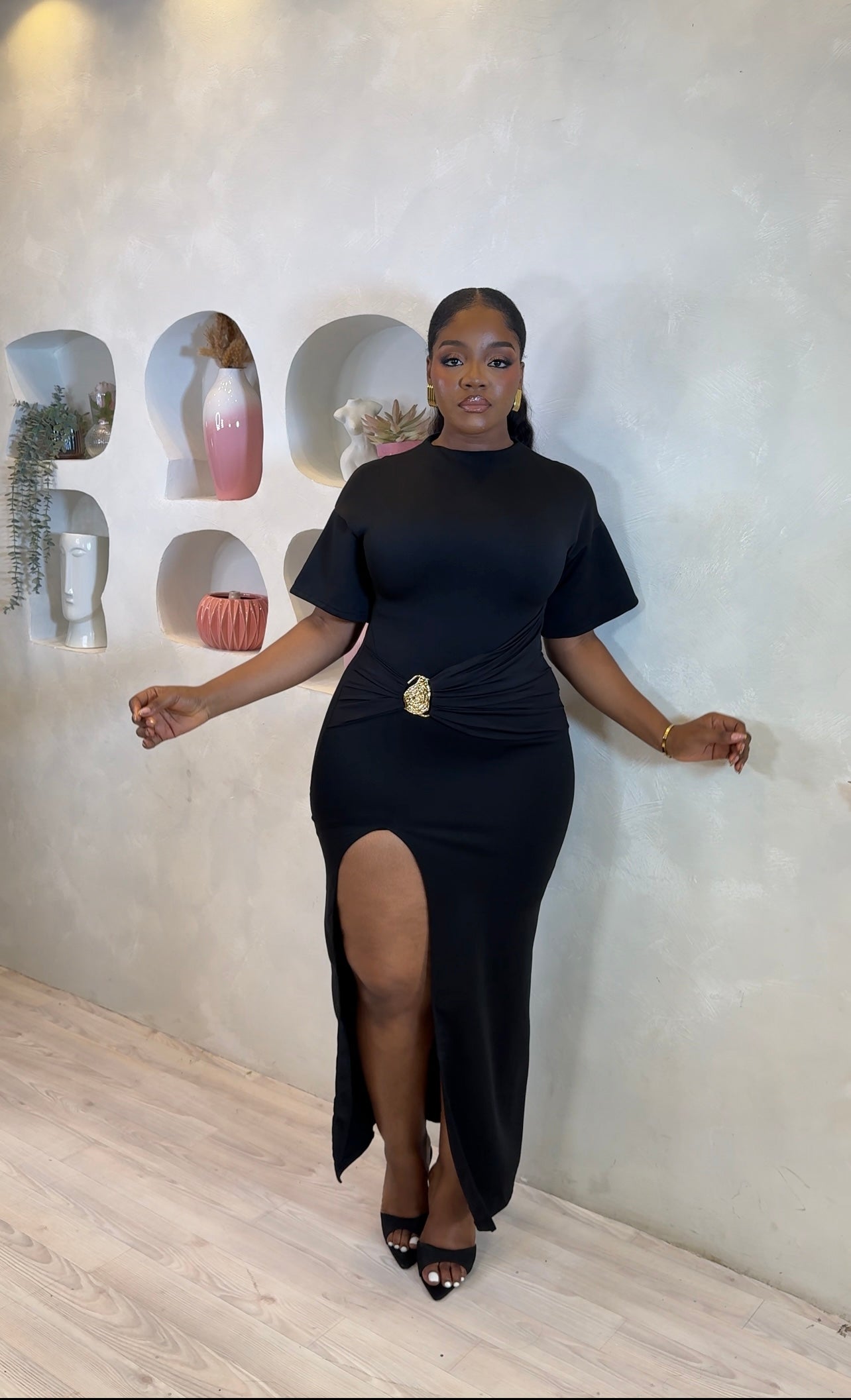 Ivory Grace Maxi Gown