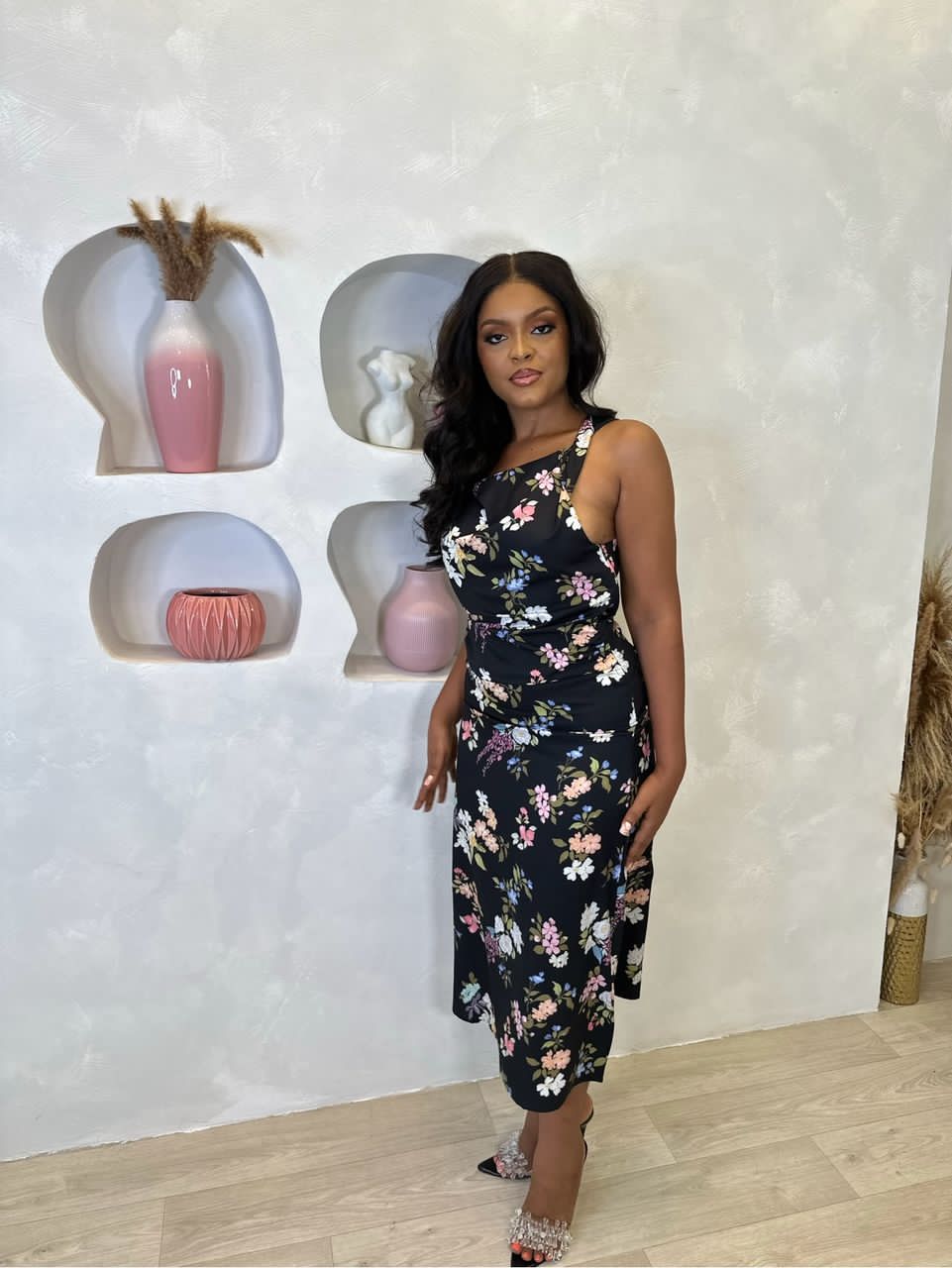 Trinity Floral Midi Dress
