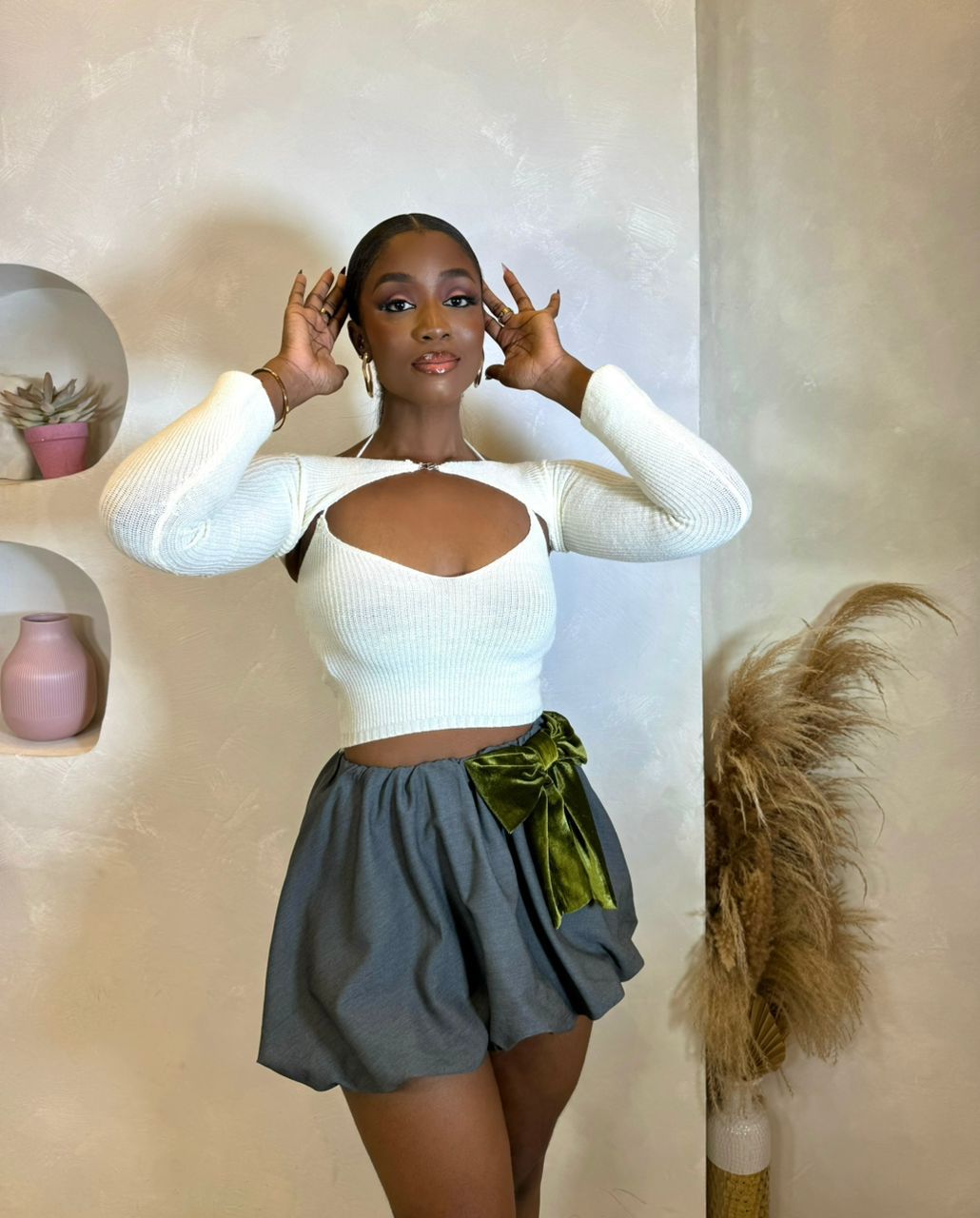 No Place To Go Mini Skirt