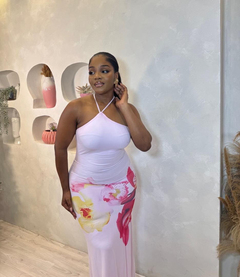 Rose Petals Maxi Dress