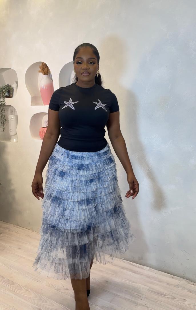 The Dream Layered Midi Skirt