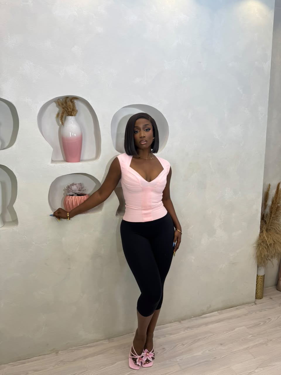 Pink Bandage Top