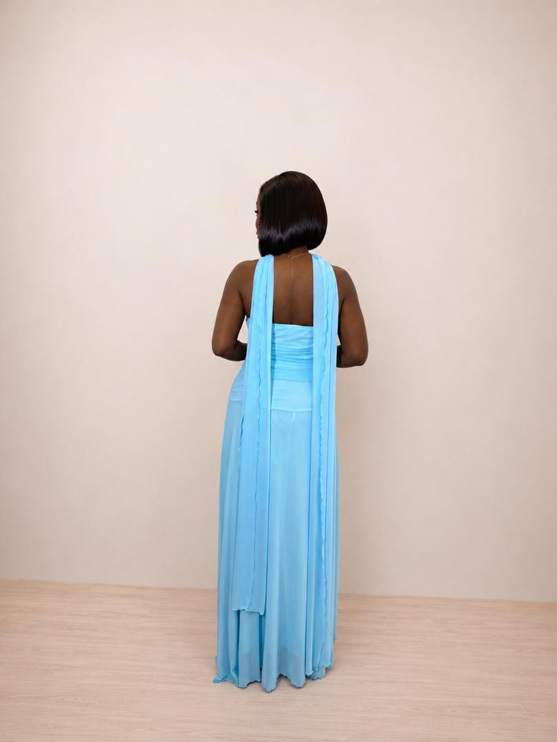 Ocean Whisper Maxi Dress