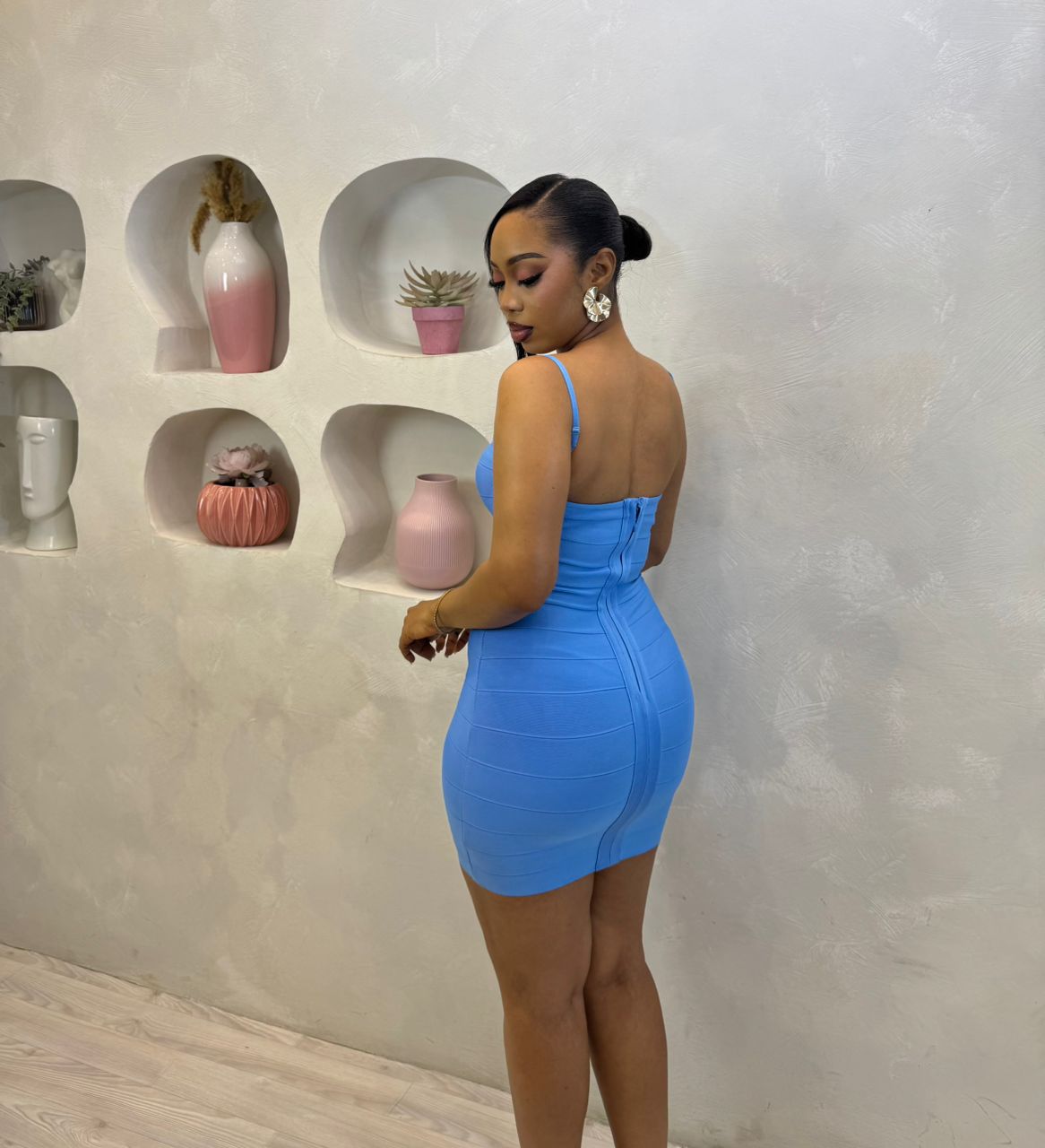 Sky Muse Bandage Mini Dress
