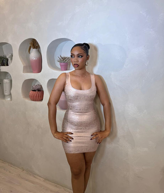 Elegant Bandage Mini Dres