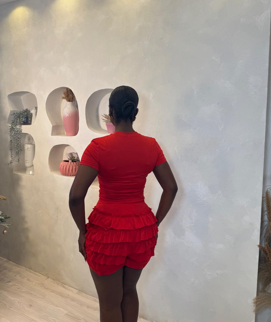 Red Riding Hood Skirt Set