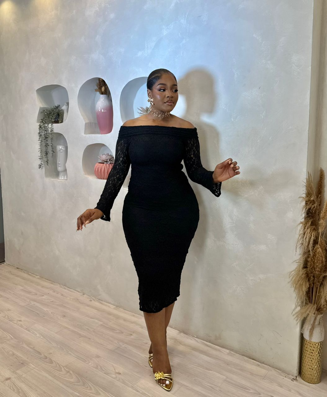 Raven Rose Midi Dress